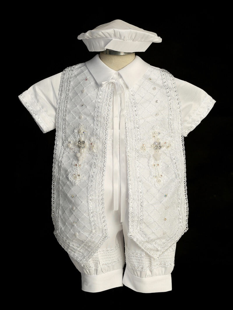 ROPONES Y TRAJES DE BAUTIZO PARA NINO