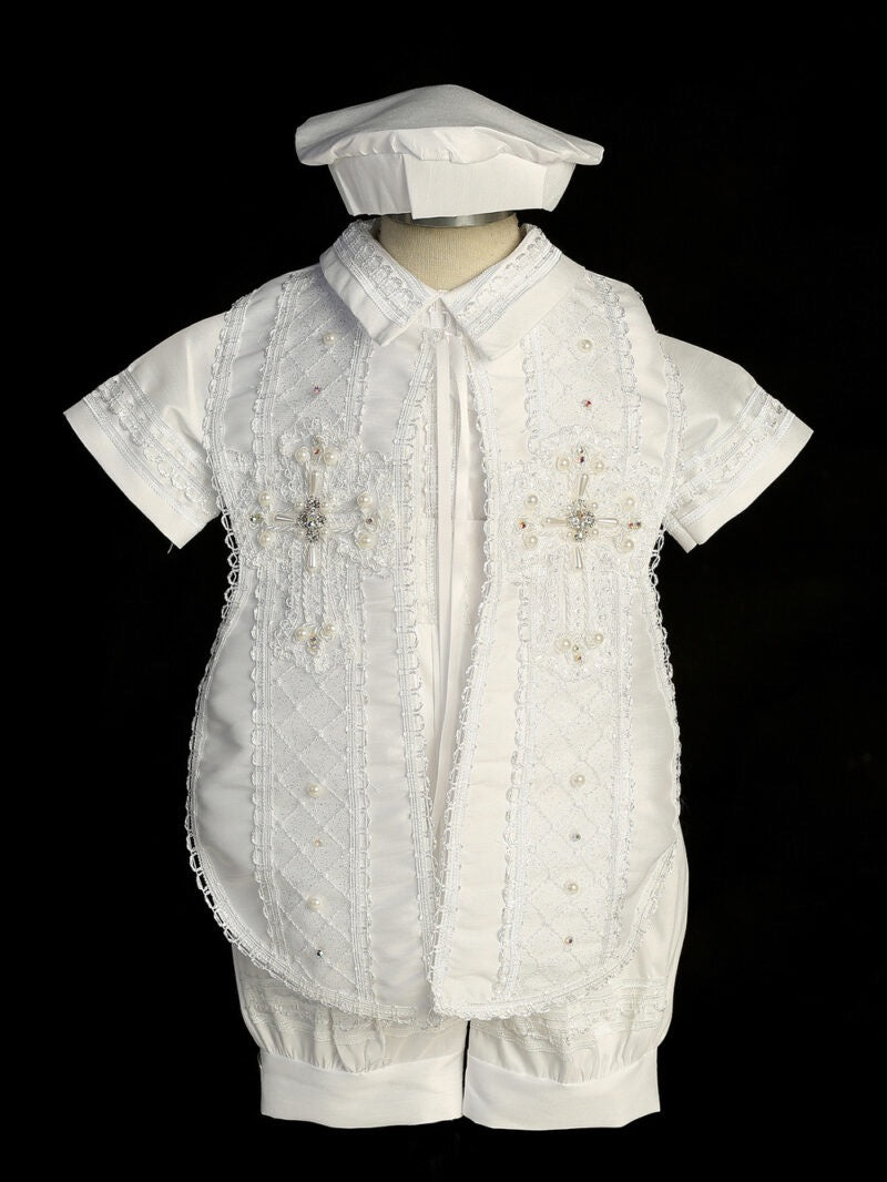 ROPONES Y TRAJES DE BAUTIZO PARA NINO