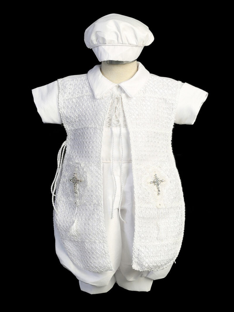ROPONES Y TRAJES DE BAUTIZO PARA NINO