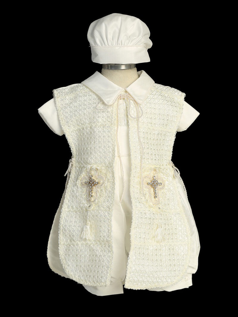 ROPONES Y TRAJES DE BAUTIZO PARA NINO